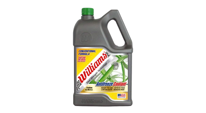 WILLIAMS AUTOMOTIVE COOLANT ANTIFREEZE 50/50