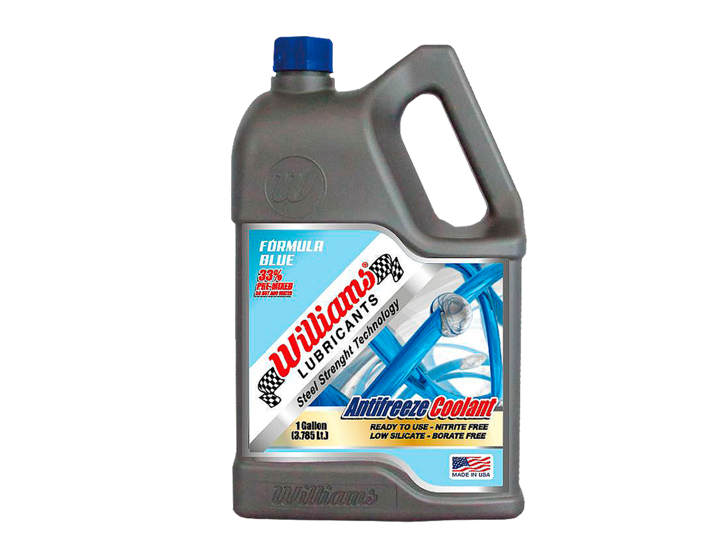 WILLIAMS AUTOMOTIVE COOLANT ANTIFREEZE 33% FORMULA BLUE