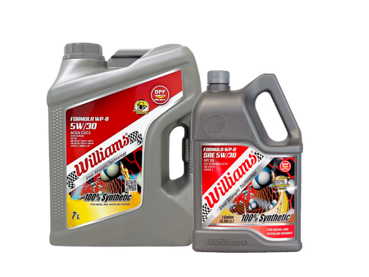 WILLIAMS FORMULA WP-8 FULL SYNTHETIC 5W/30 SN/CF DPF