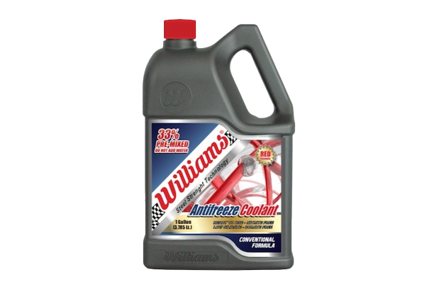 WILLIAMS AUTOMOTIVE COOLANT ANTIFREEZE 33% /// RED FORMULA