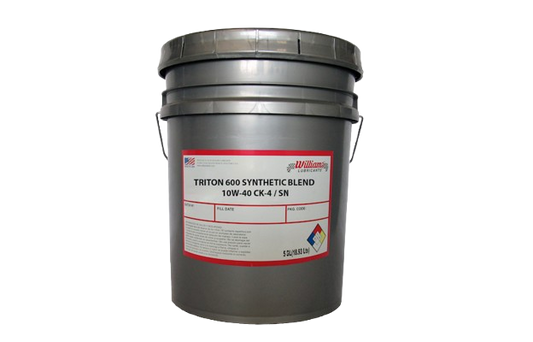 WILLIAMS TRITON 600 SYNTHETIC BLEND SAE 10W/40 API CK-4 /SN